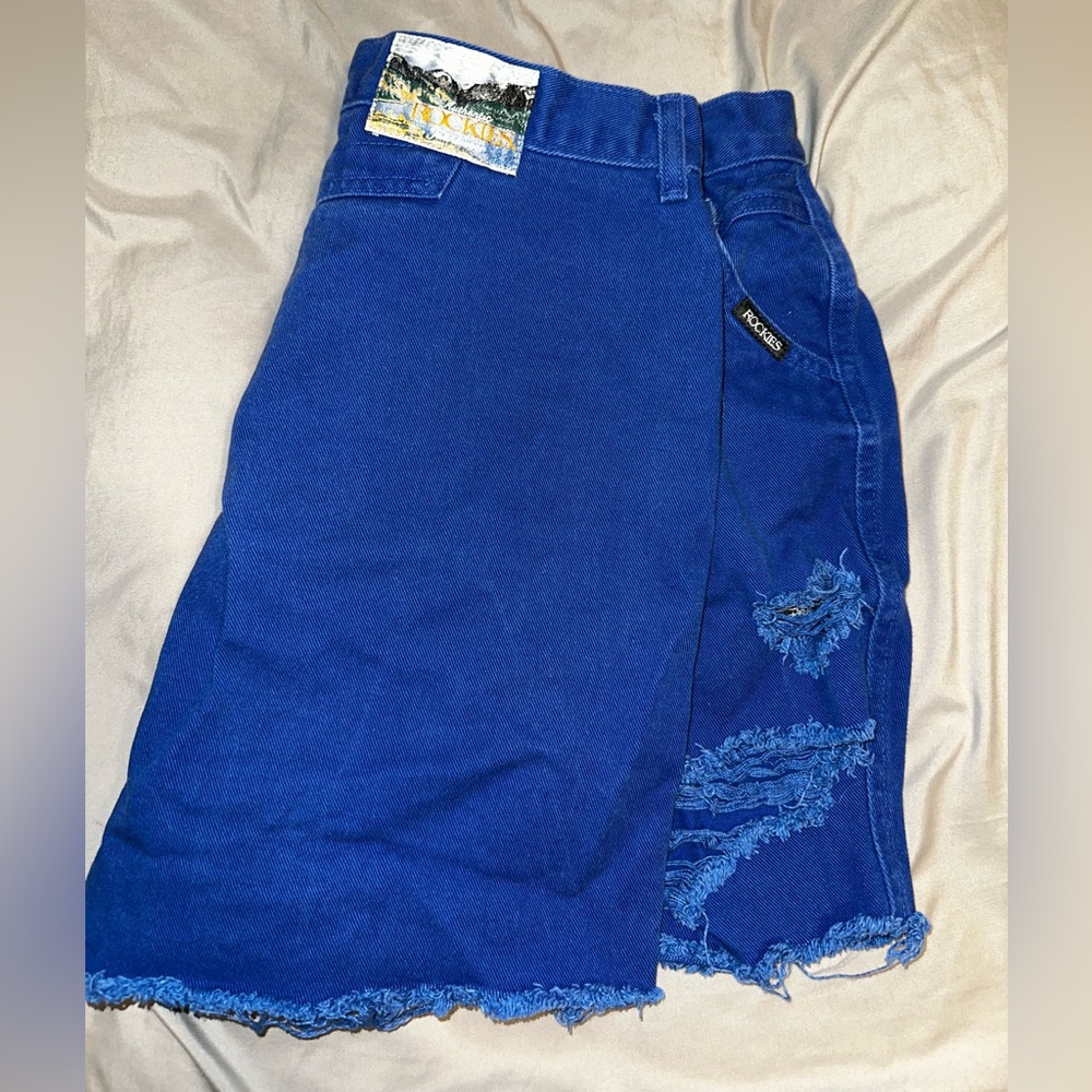 Rockies Blue Jean Cut-off Shorts
